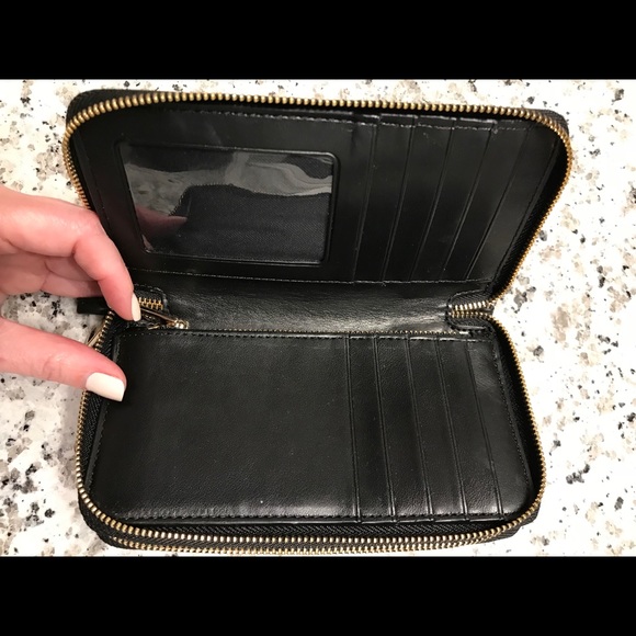 Coach Madison Double Zip Phone Wallet Wristlet - Picture 3 of 6